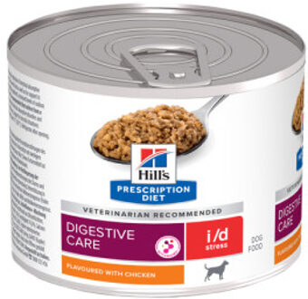 Hill's Prescription Diet I/D Stress Digestive Care nat hondenvoer blik 1 tray (12 x 200 g)