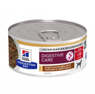 Hill's Prescription Diet I/D Stress Mini Digestive Care stoofpotje 156g blik 2 trays (48 x 156 gr)