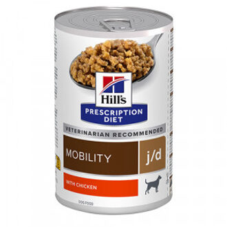 Hill's Prescription Diet J/D Mobility nat hondenvoer met kip blik 4 trays (48 x 370 g)