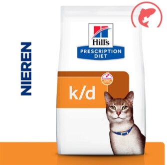 Hill's Prescription Diet K/D Kidney Care kattenvoer met zalm 3 x 1,5 kg