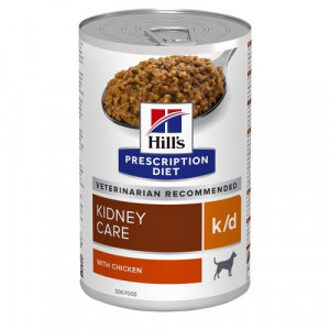 Hill's Prescription Diet K/D Kidney Care nat hondenvoer blik 4 trays (48 x 350 g)