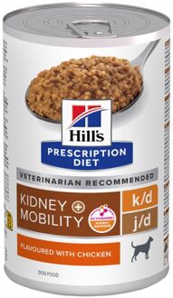 Hill's Prescription Diet k/d + Mobility - Hondenvoer veterinair - Kip - 370 gram