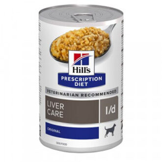 Hill's Prescription Diet L/D Liver Care nat hondenvoer blik 1 tray (12 x 370 g)