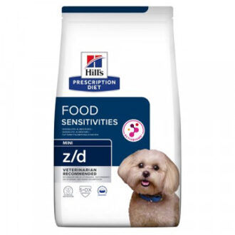 Hill's Prescription Diet Z/D Mini Food Sensitivities hondenvoer 2 x 1 kg