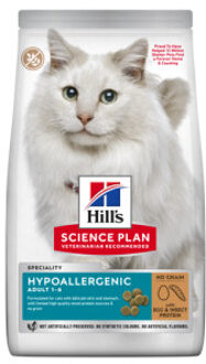 HILL'S SCIENCE PLAN 1,5kg Hill's Science Plan Adult Hypoallergenic No Grain met Ei & Insecteneiwit