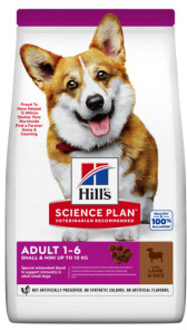 HILL'S SCIENCE PLAN Canine Adult Small Mini Lam Rijst 1.5 kg