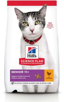 Hill's Science Plan Senior 11+ - Kattenvoer - Kip - 1,5 kg