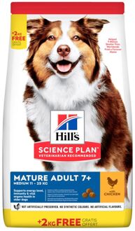 Hills Hill's Science Plan Mature Adult Medium - Hondenvoer - Kip - Kalkoen - 14 kg