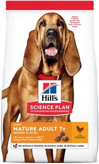 Hills Science Plan Canine Hondenvoer Mature Adult Light - Kip - 12 kg