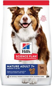 Hills Science Plan Canine Mature Adult Active Longevity Medium Lam/Rijst 12 kg