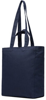 Hilo aware gerecyclede canvas boodschappentas met rits - maat One size Blauw