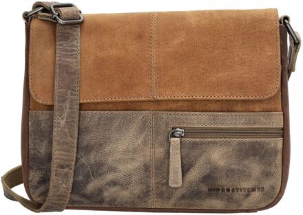 Himalaya Shoulderbag brown damestas Bruin - H 21,50 x B 26 x D 6 cm