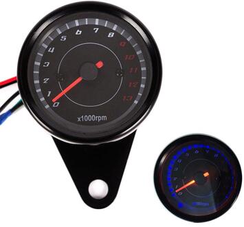 Himiss Dc 12V Motorfiets Toerenteller Gemodificeerde Led Digitale Display Motorbike Gauge