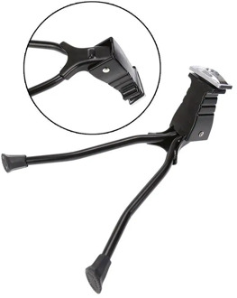 HiMISS Stable Iron Double Legs Bicycle Racks Mount Kickstand MTB Road Bike Tripod Stand Support Bicycle Accessories