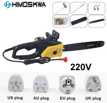 Himoskwa Kettingzaag Zagen Huishoudelijke High-Power 2200 W Multifunctionele Plug-In Elektrische Kettingzaag