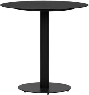 Hioshop Hector tuintafel Ø70 cm zwart.