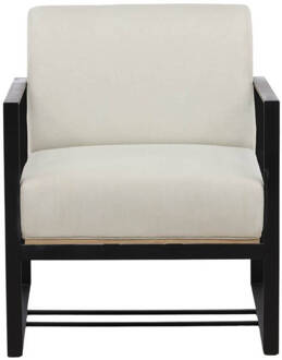 Hioshop Kansas fauteuil offwhite. Multicolor