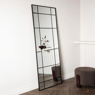 Hioshop Lake spiegel zwart.