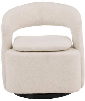 Hioshop Laurel fauteuil wit.