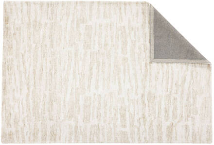 Hioshop Milos vloerkleed 160x230 cm beige.