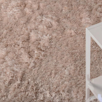 Hioshop Natta vloerkleed 230x160 cm polyester beige.