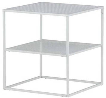 Hioshop Netz salontafel , bijzettafel wit.