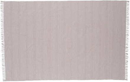 Hioshop Nico vloerkleed 230x160 cm katoen beige. Wit