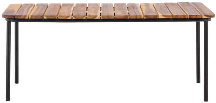 Hioshop Penh tuintafel 65x100cm naturel. Beige