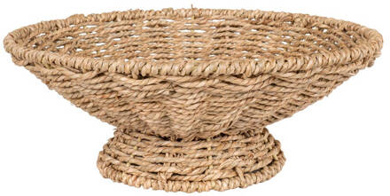 Hioshop Pruna mand Ø30cm naturel. Transparant