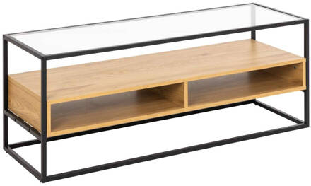 Hioshop Rands TV-meubel 3 planken eik decor. Bruin