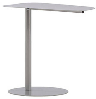 Hioshop SanJose hoektafel lichtgrijs. Wit