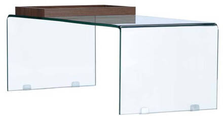 Hioshop Telemark salontafel glas. Transparant