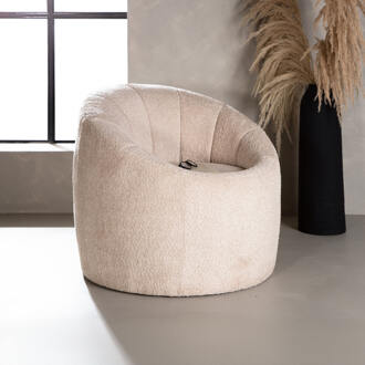 Hioshop Warren fauteuil beige.