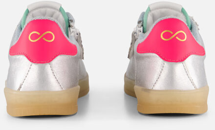 Hip Animal Sneakers zilver Leer - 35,36,37,38,39