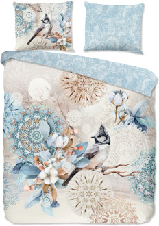 Hip Dekbedovertrek Katoen-Flanel - Frior - Lits-Jumeaux (240x220 Cm) - Meerkleurig Flanel Katoen - Dieren & Natuur & Bloemen - HIP - Dekbed-Discounter.nl - 240 x 200/220 cm