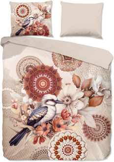 Hip Dekbedovertrek Katoen-Flanel - Luigio - Lits-Jumeaux (240x220 Cm) - Meerkleurig Flanel Katoen - Dieren & Natuur & Bloemen - HIP - Dekbed-Discounter.nl - 240 x 200/220 cm