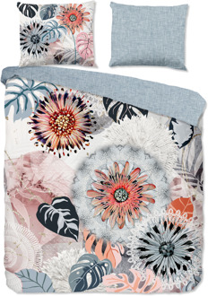 Hip Dekbedovertrek Katoen-Flanel - Ralvira - Tweepersoons (200x200 Cm) - Meerkleurig Flanel Katoen - Natuur & Bloemen - HIP - Dekbed-Discounter.nl - 200 x 200/220 cm