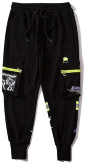 Hip Hop Cargo Broek Zakken Mannen Streetwear Harajuku Joggers Broek Hiphop Swag Ribbion Harembroek Mode Casual Broek Xl