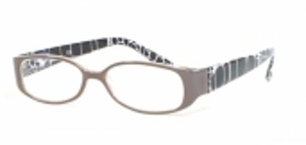 Hip Leesbril bruin gevlekt +3.0