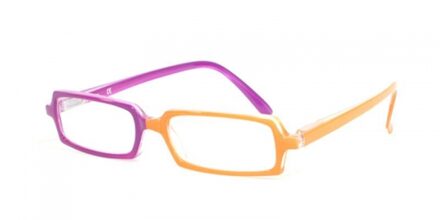 HIP Leesbril Duo paars/oranje