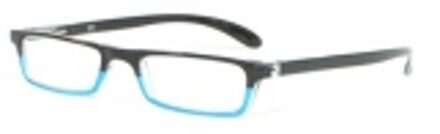Hip Leesbril Duo zwart/blauw +2.5