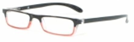 Hip Leesbril Duo zwart/rood +3.0