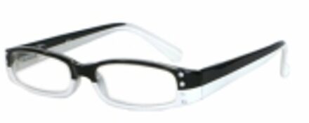 Hip Leesbril duo zwart/wit +1.0