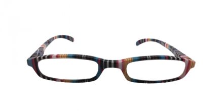 HIP Leesbril gestreept multicolour - +1.0