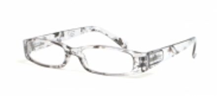 Hip Leesbril grijs met bloemen +1.0