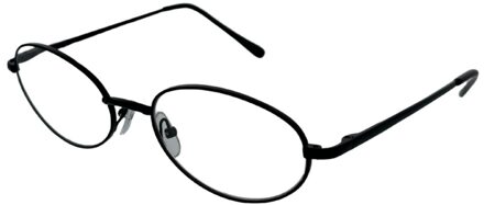 HIP Leesbril metaal zwart - +1.0