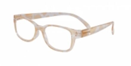 Hip Leesbril oranje/transparant +1.0