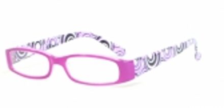 Hip Leesbril paars/zwart +1.0