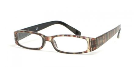 HIP Leesbril Streep bruin - +3.0