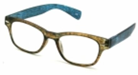 Hip Leesbril Talba  Wf l. bruin/blauw +3.0